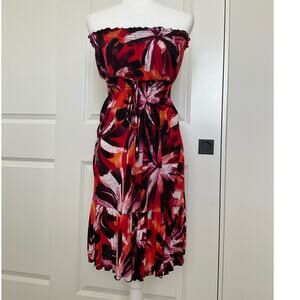 Bisou Bisou Floral Women's Dress Size 4 NWT